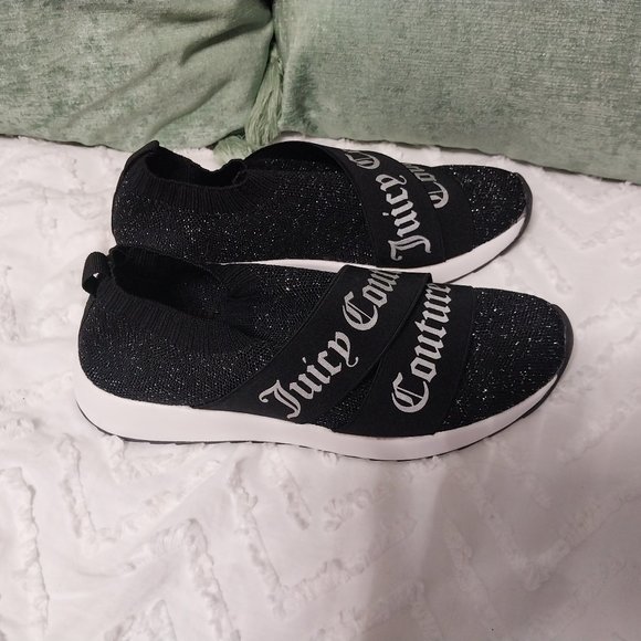 Black Glitter Juicy Couture Sneakers    **OPEN TO OFFERS** - Picture 1 of 3